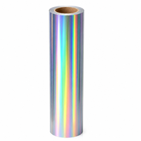 Rollo de Vinilo Holográfico de PVC PET, Imprimible con Láser, Autoadhesivo, para Rotulación de Vehículos, Póster, 1.07m 1.27m 50m