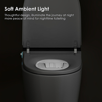 WC intelligent pour usage domestique, cuvette de toilette électrique, bidet intégré, toilette en céramique entièrement automatique, WC intelligent moderne
