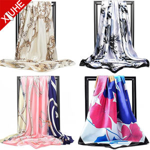 Sciarpa quadrata di seta di gelso di lusso in morbido 100% da <span class=keywords><strong>donna</strong></span> con stampa solida elegante scialle alla moda in raso - Product Image 6