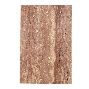<span class=keywords><strong>Carreaux</strong></span> <span class=keywords><strong>de</strong></span> pierre flexibles en argile modifiée par travertin <span class=keywords><strong>de</strong></span> couleur rouge linéaire 3D pour murs <span class=keywords><strong>et</strong></span> plafonds multi-surfaces - Product Image 1
