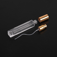 En stock, flacon de parfum personnalisé, mini flacon en verre transparent, atomiseur de parfum rechargeable, flacon d'emballage cosmétique