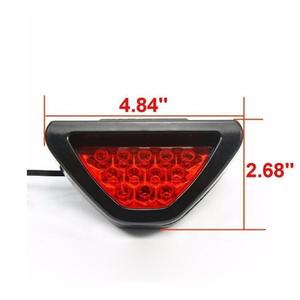 ไฟตัดหมอกหลังแบบ LED สำหรับรถยนต์และรถจักรยานยนต์, ไฟแข่งรถ F1, ไฟเตือนเบรคแบบ LED รูปสามเหลี่ยม, ไฟท้าย - Product Image 3