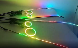 Sạc 2015 + đèn pha dòng chảy loạt ánh sáng Kit năng động LED quầng Nhẫn/gói chương trình 1 cộng với tín hiệu lần lượt - Product Image 5