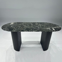 Une quantité minimale de commande Table basse en marbre personnalisée pour salon Table basse de thé vert vert Table basse en pierre naturelle pour la maison