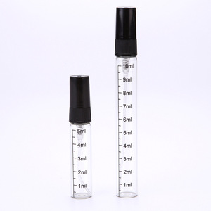 ขวดสเปรย์น้ำหอมแก้วใสขนาดเล็ก 10 มล. 5 มล. พร้อมขีดบอกปริมาตร สำหรับขายส่ง - Product Image 5