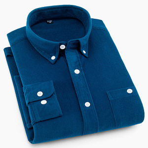 2025, venta al por mayor de fábrica, camisa de manga larga, camisa informal con solapa abotonada, <span class=keywords><strong>camisas</strong></span> para hombre - Product Image 5
