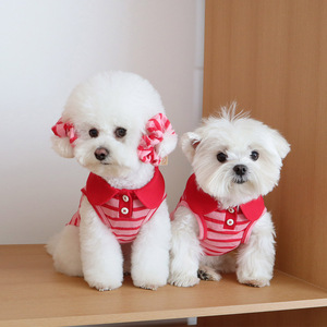 Joymay 2025 sang trọng thanh lịch Pet Dog Polo T-Shirt trang phục tinh khiết bông Puppy <span class=keywords><strong>Chihuahua</strong></span> Gấu bông quần áo cho mùa xuân mùa hè nhắm mục tiêu - Product Image 2