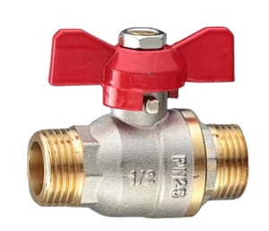 Robinet à bille sanitaire en laiton CW614N PN25 1/2 pouce pour utilisation avec l'eau - Product Image 4