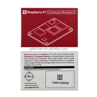 Raspberry Pi CM4104032 CM4 4GB RAM 32GB Carte de développement eMMC Mini ordinateur Module de calcul original 4G RAM 32G EMMC avec WiFi