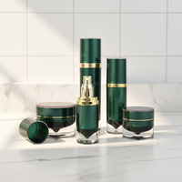 Emballage cosmétique artisanal personnalisé en acrylique recyclable de luxe pour produits de soin de la peau
