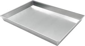 Customized Size Aluminum Metal Mes Punched Baking Tray.hand Welding Sheet <b>Pans</b> Baking Tray - Product Image 2