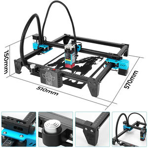 เครื่องแกะสลักเลเซอร์ไฟเบอร์ CNC แบบพกพา OEM ผู้ผลิตจากจีน เครื่องตัดและทำเครื่องหมาย 3 มิติ รุ่นใหม่ DIODE สำหรับอะคริลิก พลาสติก MDF กระดาษ หนัง - Product Image 2