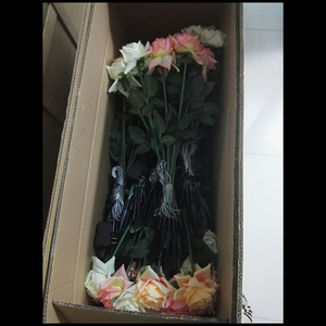 Outdoor Park Resort Tessuto Della Decorazione Artificiale del Fiore della Rosa Led Luci Di Natale - Product Image 5