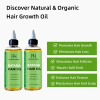100% Alami 60ml Minyak Batana Honduras Murni Cold Pressed Hadiah Natal Perawatan Intensif untuk Rambut Kering dan Rusak