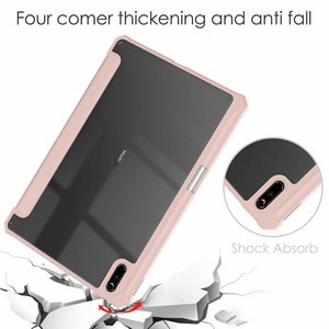 Funda ultrafina de cuero sintético PU+acrílico con tapa triple para tableta Huawei <span class=keywords><strong>Matepad</strong></span> <span class=keywords><strong>11</strong></span> <span class=keywords><strong>2021</strong></span> - Product Image 4