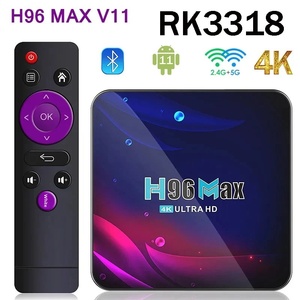 H96 <span class=keywords><strong>V11</strong></span>กล่องสมาร์ททีวีแอนดรอยด์11 4GB 64GB 4K 60Hz H.265 HDR10สำหรับ Quad-Core Rockchip 3318สำหรับเครื่องเล่นมีเดีย - Product Image 5