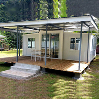 Venta directa de fábrica, casa contenedor prefabricada personalizada de alta calidad, estructura de acero, casa Modular móvil extensible de 2 dormitorios