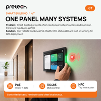 Tablet Android ODM de 10 Pulgadas, MTK Octa Core, 4G LTE, PoE, RJ45, RS485, Carcasa de Plástico, Tablet Inteligente para Control Remoto de Habitaciones de Hotel