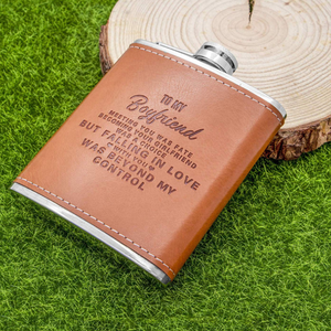 6oz 8oz tùy chỉnh Laser khắc logo 304 thép không gỉ da bọc <span class=keywords><strong>Hip</strong></span> Flask cho rượu Hộp Quà Tặng đóng gói cho cắm trại ngoài trời - Product Image 2