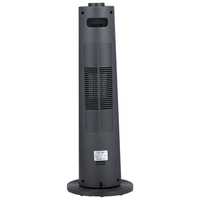 Cheminée électrique 3D à effet de flamme, chauffage tour PTC en céramique, ventilateur autoportant avec régulateur de température et éclairage 2000W