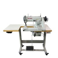Machine à coudre zigzag à bras plié à aiguille unique JN-1126 utilisée pour la broderie à coudre droite pour la fabrication de cuir et de chaussures