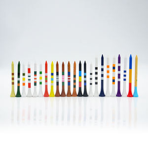 Vente en gros de tees de golf en bambou et bois dur, écologiques, durables, légers, de taille personnalisée, pour minimiser le spin latéral, et support de balle de golf - Product Image 3