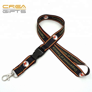 Plana poliéster <span class=keywords><strong>barato</strong></span> personalizado Tarjeta de Identificación/mosquetón de cuerda con Logo - Product Image 3
