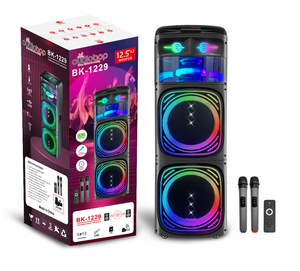 Subwoofer de alta potencia para actividades al aire libre, altavoz de fiesta con control remoto, micrófono, reproductor de Audio, amplificador de sonido en caja - Product Image 3