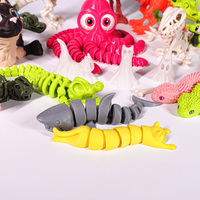 Service d'impression 3D personnalisé : Œuf de dragon articulé, dinosaure éclosant, flexible en PLA/PETG, décoration de bureau, vente en gros