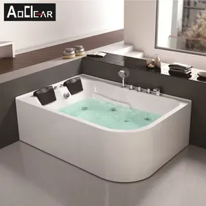 aokeliya wholesale whirlpool hydromassage bathtub supplier acrylic with massage contain 2 people