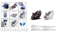 Sillón de Masaje 4D Pro Shiatsu con Riel SL, Airbags de Cuerpo Completo, Escaneo Corporal por IA, Gravedad Cero, Rodillos para Pies, Calefacción y Reclinación para el Cuidado de la Salud