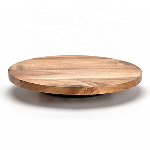 Rotating Stainless Steel <strong>Cake</strong> Plate with Ceramic Base <strong>Cake</strong> <strong>Stand</strong> Display Server Tray - Product Image 1