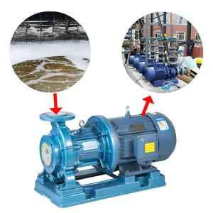 Shanghai Jsn Hoge Temperatuur Industriële Roestvrijstalen Overdrachtspomp Voor Afvalwater Magnetische Chemische Centrifugale Waterpomp