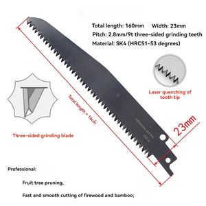 Vente en gros de lames de <span class=keywords><strong>scie</strong></span> <span class=keywords><strong>sabre</strong></span> en acier à haute teneur en carbone 5 pièces <span class=keywords><strong>accessoires</strong></span> de <span class=keywords><strong>scie</strong></span> <span class=keywords><strong>sabre</strong></span> alternative bi-métal grand arbre industriel OEM - Product Image 3