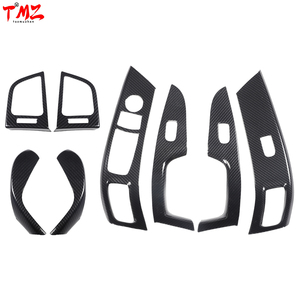 TMZ RHD Araba İç Aksesuarları 28 Parça Tam Set Siyah Karbon Fiber Plastik Gösterge Paneli Kaplama Seti Elantra 2012-2016 için - Product Image 1