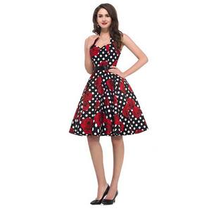 Robe rétro florale vintage Halloween 6Pcs pour femmes pour Derby Tea Party YTHC-026 - Product Image 3