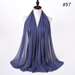 Pañuelo de Cabeza de Chifón Perlado de Poliéster Disponible en 86 Colores, Velo para Mujer, Bufanda de Verano, Venta al Por Mayor - Product Image 6