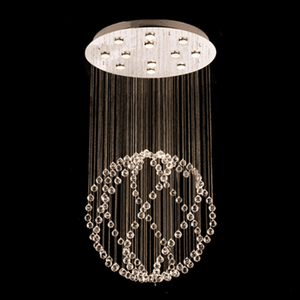 K9 candelabro de cristal moderno de montaje al ras de techo LED luz lámpara colgante lámpara para comedor habitación cuarto de baño dormitorio sala de estar - Product Image 3
