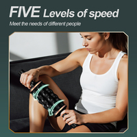 Masseur Percussif Portable à Roulettes pour le Corps Entier, Rechargeable, avec Contrôle de la Durée