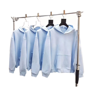 Felpe con Cappuccio Invernali in <span class=keywords><strong>Velluto</strong></span> con Stampa Puff e Strass, Marca USA, Abbigliamento Streetwear Pesante da Uomo - Product Image 5