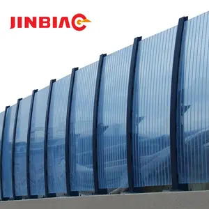 JINBIAO-barrera de sonido para construcción de carreteras, fabricante de policarbonato acrílico, barrera Visual y de ruido