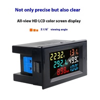 Nouveau compteur intelligent monophasé multi-fonction AC affichage numérique compteur d'énergie domestique ampèremètre compteur multifonction