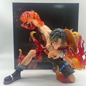 Figura de Colección de One Piece, Serie Resonance, PT Fire Emperor Ace, Estatua con Daños de Batalla, Modelo de Escritorio, Decoración, Venta al por Mayor - Product Image 3