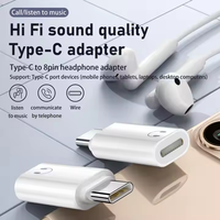 Adaptateur USB C Dongle Audio IP Écouteurs Casque Convertisseur pour IP 16/15 Pro Max Samsung S25 pour Connecteur de Chargeur Audio Type C