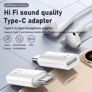 Adaptateur USB C Dongle Audio IP Écouteurs Casque <span class=keywords><strong>Convertisseur</strong></span> pour IP 16/15 Pro Max Samsung S25 pour Connecteur de Chargeur Audio Type C - Product Image 2
