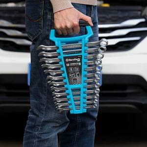 Hot Selling 12PCS Labor-Saving <strong>Ratchet</strong> <strong>Wrench</strong> Set - Dual-<strong>Use</strong> Box/Open End CR-V Steel Extra Long Thickened - Product Image 6