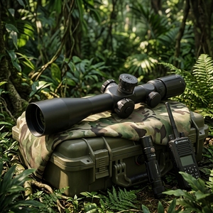 Lunette <span class=keywords><strong>de</strong></span> visée tactique FFP4-14X44IR à parallaxe latérale, réticule éclairé sur le premier plan focal, pour la <span class=keywords><strong>chasse</strong></span>, optique longue portée, viseur télescopique - Product Image 3