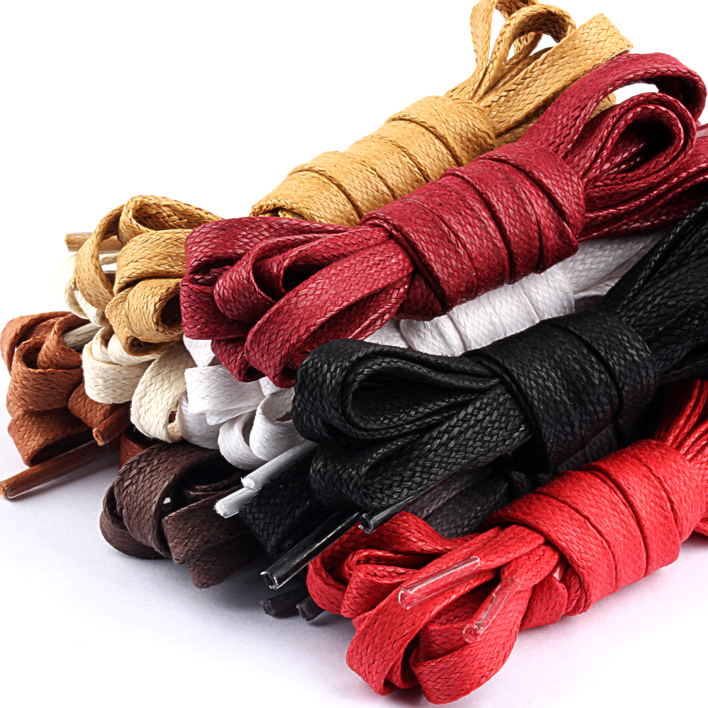 7mm Flat Waxed Cotton Shoe Laces Cotton Shoe Laces Waxed Shoelaces for Dress  Shoes 100cm| Alibaba.com