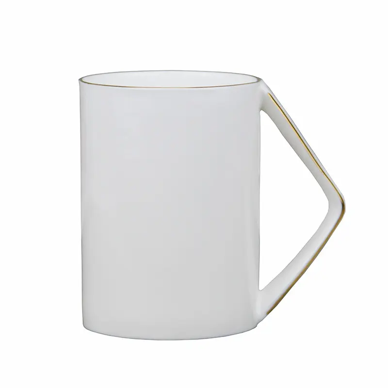Tasse en porcelaine à os fin tasses florales en céramique tasse à thé et café personnalisée