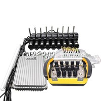 Mando hidráulico , válvula direccional de 4 palancas, kits de control remoto inteligente de radio de grúa de camión